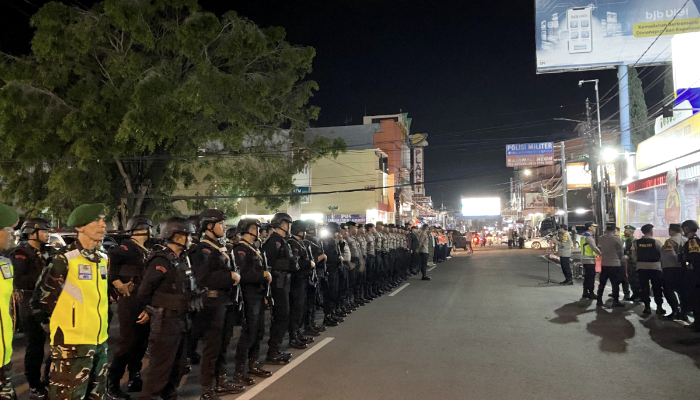 Antisipasi Keramaian Polres Garut Terapkan Car Free Night Malam Tahun