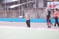 Bupati Garut, Rudy Gunawan  membuka Cabor Tenis Lapangan, Pada Porkab Garut 2021, di Lapangan Tenis Sekretariat Daerah (Setda), Kecamatan Tarogong Kidul, Kabupaten Garut, Minggu (24/10/2021).