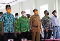 PELANTIKAN.Pelantikan Pengurus Wilayah SEMMI Jawa Barat di Balai Diklat Keluarga Berencan Garut, Jalan RSU, Kecamatan Tarogong Kidul, Kabupaten Garut, Senin (4/10/2021). (Yogi Budiman/Diskominfo Garut)