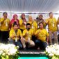 POTO BERASAMA. Ketua Reuni Akbar Alumni Staida Muhamamdiyah Garut Roni Nurjaman, SPdI poto bersama seluruh panitia Pengurus Reuni.