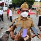 Wakil Bupati Garut, dr. Helmi Budiman memimpin apel gabungan terbatas di Lapangan Sekretariat Daerah, Kecamatan Tarogong Kidul, Kabupaten Garut, Senin (20/12/2021).
 (Diskominfo Garut)