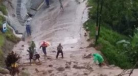 Kondisi Desa Nyalindung, Desa Panggalih, dan Desa Cikarang, Kecamatan Cisewu, Kabupaten Garut, Sabtu (25/12/2021), yang mengalami bencana banjir dan longsor. (Foto: Dok. Pemerintah Kecamatan Cisewu)