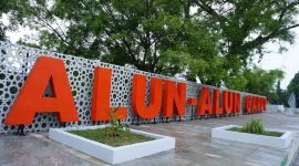 Beberapa fasilitas yang ada di Alun-Alun Garut, Kecamatan Garut Kota, Kabupaten Garut, Kamis (20/01/2022). (Foto : Tim Diskominfo Garut).