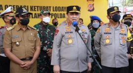 Kunjungan Wakapolri, Gatot Eddy Pramono didampingi oleh Kapolda Jabar, Irjen Pol Suntana di GTC Limbangan, Kecamatan Limbangan, Kabupaten Garut, Senin (25/4/2022).