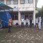 Pelaksanaan apel pagi yang dilaksanakan di Kantor Diskominfo Garut, Jalan Pembangunan, Kecamatan Tarogong Kidul, Kabupaten Garut, Selasa (14/6/2022). 