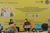 Pertandingan antara Desa Mekarjaya Pelaksanaan Sosialisasi Standar Nasional Indonesia (SNI) 9042: 2021, di Fave Hotel Garut, Kelurahan Sukagalih, Kecamatan Tarogong Kidul, Kabupaten Garut, Sabtu (11/6/2022).