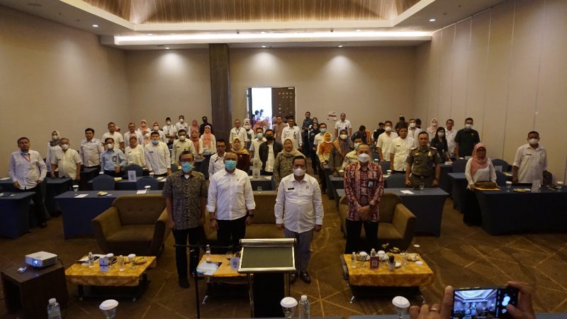 Pelaksanaan Sosialisasi Implementasi Inpres Nomor 1 Tahun 2022 Tentang Optimalisasi Pelaksanaan Program JKN, di Ballroom Kassiti Fave Hotel Garut, Jalan Cimanuk, Kecamatan Tarogong Kidul, Kabupaten Garut, Rabu (22/06/22).