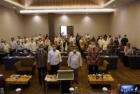 Pelaksanaan Sosialisasi Implementasi Inpres Nomor 1 Tahun 2022 Tentang Optimalisasi Pelaksanaan Program JKN, di Ballroom Kassiti Fave Hotel Garut, Jalan Cimanuk, Kecamatan Tarogong Kidul, Kabupaten Garut, Rabu (22/06/22).