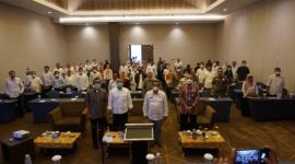 Pelaksanaan Sosialisasi Implementasi Inpres Nomor 1 Tahun 2022 Tentang Optimalisasi Pelaksanaan Program JKN, di Ballroom Kassiti Fave Hotel Garut, Jalan Cimanuk, Kecamatan Tarogong Kidul, Kabupaten Garut, Rabu (22/06/22).