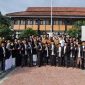 Bupati Garut, Rudy Gunawan memimpin apel gabungan terbatas. Bersamaan dengan itu, juga melantik Dewan Pengurus Cabang (DPC) Forum Pondok Pesantren (FPP) Kabupaten Garut yang berlangsung di Lapangan Sekretariat Daerah (Setda), Jalan Pembangunan, Kecamatan Tarogong Kidul, Kabupaten Garut, Senin (6/6/2022).