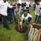 Bupati Garut melakukan penanaman pohon bersama Dewan Kebudayaan Kabupaten Garut (DKKG) Garut di Komplek Gedung Pendopo, Kecamatan Garut Kota, Kabupaten Garut, Rabu (22/6/2022).