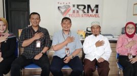 Jajaran Pimpinan PT IRM Tour and Travel, menawarkan Umrohin Aja dalam rangka milad IRM ke 5 tahun 2022. 