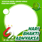 Twibbon Hari Bhakti Adhyaksa ke 62 - Anas Nur Khafid