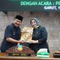 Bupati Garut, Rudy Gunawan menghadiri DPRD Kabupaten Garut Masa Sidang II Tahun Sidang 2022 yang dilaksanakan di Ruang Rapat Paripurna DPRD Garut, Jalan Patriot, Kecamatan Tarogong Kidul, Kabupaten Garut, Rabu (13/7/2022).