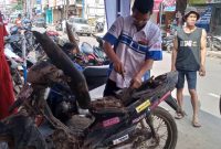 Yamaha Deta Bahana Garut, Memberikan layanan Servis dan Oli Gratis kepada Korban Banjir Garut, selam dua hari, yakni Minggu-Senin (17-18 Juli 2022)
