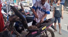 Yamaha Deta Bahana Garut, Memberikan layanan Servis dan Oli Gratis kepada Korban Banjir Garut, selam dua hari, yakni Minggu-Senin (17-18 Juli 2022)
