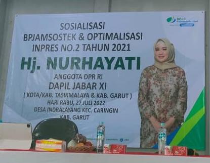 BPJS Ketenagakerjaan Garut Bersama Anggota DPR RI HJ Nurhayati Lakukan Optimalisasi Program BPJamsostek 1