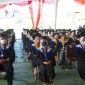 WISUDA, Sebanyak 311 mahasiswa Universitas Garut mengikuti Wisuda Pasca Sarjana dan Sarjana Angkatan ke XXXIV Gelombang III Tahun Akademik 2021-2022. Di Kampus Universitas Garut, Sabtu (6/8/2022).