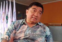 Ketua KONI Garut Dr, Ir. Abdusy Syakur Amin, M. Eng saat diwawancara tentang kesiapan penyelenggaraan Porprov Jabar XIV, Selasa, (6/9/2022)