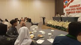 Bakesbangpol Kabupaten Garut menyelenggarakan pendidikan politik terhadap pemilih pemilih pemula dalam rangka persiapan pemilu dan Pemilukada  tahun 2024. di Fave Hotel Garut, Rabu (26/10/2022)
