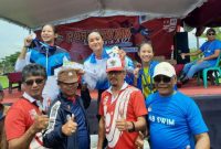 Atlet asal Kabupaten Garut bernama Dhiyarifa berhasil meraih medali perunggu dalam Cabang Olahraga (Cabor) Open Water Swimming (OWS) Pekan Olahraga Provinsi (Porprov) Jawa Barat XIV, yang dilaksanakan di Kabupaten Pangandaran, Kamis (3/11/2022).