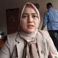 KETRANGAN. Anggota Komisi IV Fraksi Partai Demokrat DPRD Kabupaten Putri Tantia, A. Md. Keb. saat diwawancara di ruang rapat Komisi IV DPRD Kabupaten Garut, Jalan Patriot Nomor 2, Kelurahan Sukagalih, Kecamatan Tarogong Kidul, Kabupaten Garut, Selasa (01/11/2022). 