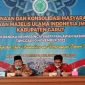 SAMBUTAN. Ketua MUI Kabupaten Garut, KH Sirojul Munir Saat memebrikan Sambutan dalam Pembinaan dan Konsolidasi kepada Masyarakat Binaan  MUI Garutdi aula kantor MUI Kabupaten Garut, jalan otista kecamatan Tarogong kidul, Sabtu 5 November 2022