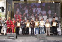 Pelaksanaan Opening Ceremony Garut Festival 2022 yang dilaksanakan di Alun-Alun Garut, Kecamatan Garut Kota, Kabupaten Garut, Kamis (8/12/2022).