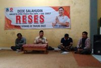 Anggota F-PKS DPRD Kabupaten Garut Dede Salahudin melaksanakan Reses di Kampung Cimalaka Desa Cinunuk Kecamatan Wanaraja, Senin (5/12/2022)