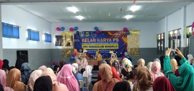 SMA Darussalam Wanaraja Gelar Karya P5 di Aula Sekolah, Sabtu (24/12/2022)