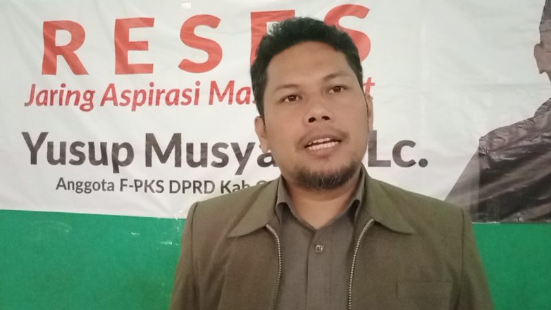 Anggota Fraksi PKS DPRD Kabupaten Garut, Dapil 1, Yusup Musyaffa, Lc.