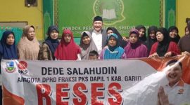 Anggota DPRD Fraksi PKS Daerah Pemilihan (Dapil) 1 H Dede Salahudin, melakukan reses masa sidang III, untuk menampung keluhan masyarakat.
Kegiatan dilaksanakan di Kampung Kudang RT 03 RW 05, Desa Wanajaya Kecamatan Wanaraja, Kabupaten Garut. Selasa ( 06/12/2022 ).