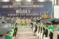 IPI Garut Laksanakan Sidang Senat Terbuka dalam rangka Wisuda V Sarjana dan Magister 
di Ballroom Hotel Santika, Jalan Cipanas Baru Kecamatan Tarogong Kaler, Selasa (27/12/2022).
FOTO : Warta Garut 