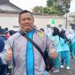 Ketua Stikes Karsa Husada Garut H. Engkus Kusnadi, SKep., MKes, saat ditemui dalam kegiatan Jalan Sehat memperingati Milad ke-19 Yayasan Dharma Husada Insani Garut di Kampus 2 STIKes Karsa Husada Garut, Rabu (25/1/2023)