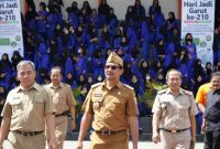 Pelaksanaan _launching_ Pekan Aksi Bergizi Tingkat Kabupaten Garut Tahun 2023 bagi 210 sekolah di Kabupaten Garut, yang secara simbolis yang dilaksanakan di SMKN 1 Garut, Jalan Cimanuk, Kecamatan Tarogong Kidul, Kabupaten Garut, Senin (20/2/2023). (Foto: Anggana Mulia/ Yogi Budiman/ Nindi Nurdiyanti/ Diskominfo Garut)