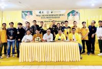 Pengurus DPD Golkar Jawa Barat mengahadiri Deklarasi Beringin Muda Garut di di aula DPD Partai Golkar Garut, Jalan Ahmad Yani No.34, Pakuwon Kecamatan Garut Kota, Kabupaten Garut pada Jumat (17/3/2023). 