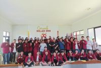 Ketua Staida Muhammadiyah Garut Staida Muhammadiyah Garut Dr Agus Rahmat, MAg, Poto bersama usai acara milad ke 59 IMM di Aula Staida Muhammadiyah Garut, Senin (13/3/2023)