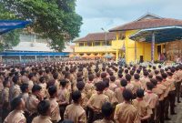 Racana Wiyata Mandala IPI Garut menyelenggarakan Seminar Nasional dan Aksi Penegak (SNAP) ke XI. diselenggarakan di Institut Pendidikan Indonesia, Jalan Pahlawan Kecamatan Tarogong Kidul, Sabtu (18/03/2023).
