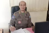 Sekretaris Satpol PP Kabupaten Garut, Iwan Riswandi saat diwawancarai di Kantor Satpol PP Garut, Jalan Pahlawan, Kecamatan Tarogong Kidul, Rabu (11/4/2023).