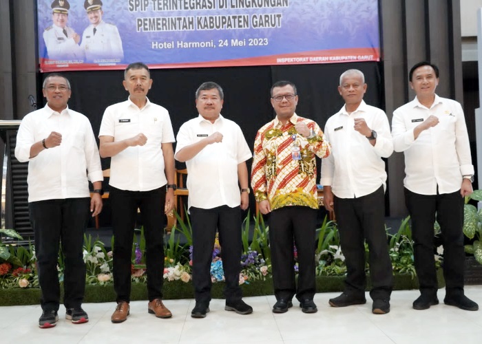 Bupati Garut, Rudy Gunawan, Pimpin Kick Off Meeting dan Pendampingan Teknis Penilaian Mandiri Maturitas SPIP