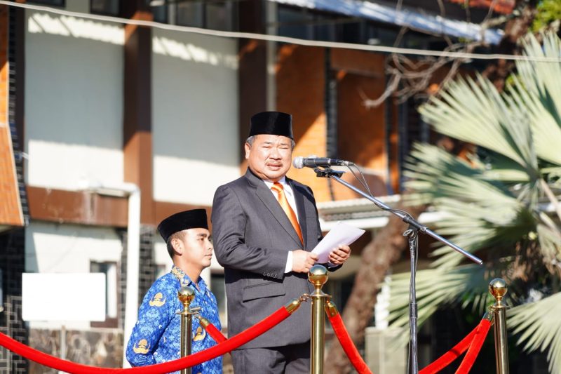 Pelaksanaan Upacara Hari Kebangkitan Nasiona ke-115 Tahun 2023 tingkat Kabupaten Garut, yang dilaksanakan di Lapangan Sekretariat Daerah Garut, Jalan Pembangunan, Kecamatan Tarogong Kidul, Kabupaten Garut, Senin (22/05/2023)