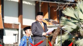 Pelaksanaan Upacara Hari Kebangkitan Nasiona ke-115 Tahun 2023 tingkat Kabupaten Garut, yang dilaksanakan di Lapangan Sekretariat Daerah Garut, Jalan Pembangunan, Kecamatan Tarogong Kidul, Kabupaten Garut, Senin (22/05/2023)