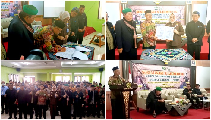 Kementerian Agama menggelar Sosialisasi dan Peluncuran Kampung Moderasi Beragama Tingkat Kabupaten Garut