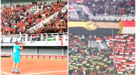 Momen Emosional_ Pemain Palestina Terharu dengan Sikap Suporter Timnas Indonesia, Penjaga Gawang Timnas Palestina Lakukan Ini