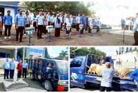 PDAM Tirta Intan Garut menyalurkan Hewan Kurban untuk Masyarakat Sumber Mata Air dan Pondok Pesantren di kantor pusat PDAM Tirta Intan, Senin (27_6_2023).