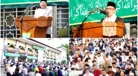 Perayaan Salat Iduladha 1444 Hijriah di Kabupaten Garut Berlangsung Khidmat Meski Cuaca Mendung