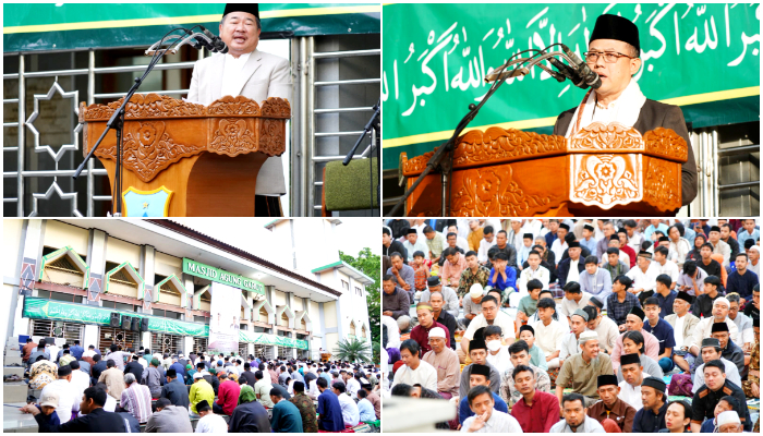 Perayaan Salat Iduladha 1444 Hijriah di Kabupaten Garut Berlangsung Khidmat Meski Cuaca Mendung