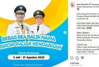 Program Khusus Jawa Barat_ Bebas Bea Balik Nama dan Diskon Pajak Kendaraan untuk Pemilik Kendaraan (Bapenda Jabar)