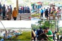 Gotong Royong _BEBERSIH SITU BAGENDIT__ Masyarakat Kabupaten Garut Bersatu Lestarikan Keindahan Wisata Kelas Dunia