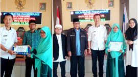 Kepala Kecamatan Pasirwangi Apresiasi Prestasi Suci Rahayu Romadhon Juara 1 MHQ 30 Juz Dalam MTQ XLIV Tingkat Garut